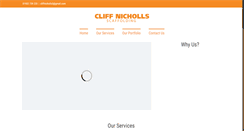 Desktop Screenshot of cliffnichollsscaffolding.co.uk